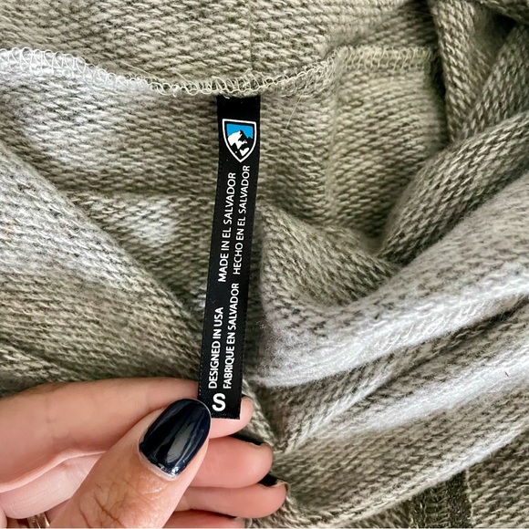 Kuhl Women Cowl Neck Raglan Long Sleeve Sweater Dress in Gray Size Small - Picture 6 of 6